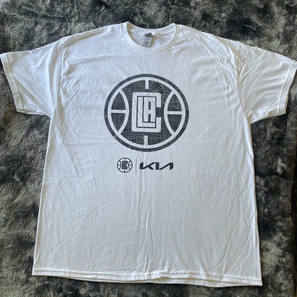 NBA Los Angeles Clippers XL White T-shirt